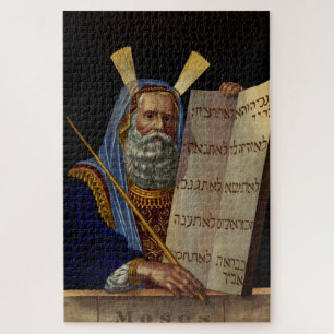 Moses und die Gesetzestafeln Kunst Puzzle