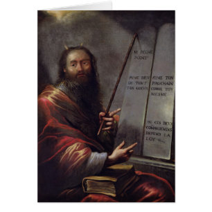 Moses und die Tabletten des Gesetzes