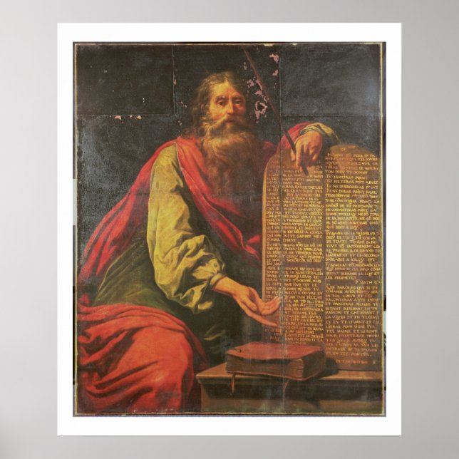 Moses und die Tabletten des Gesetzes Poster (Vorne)