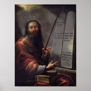 Moses und die Tabletten des Gesetzes Poster