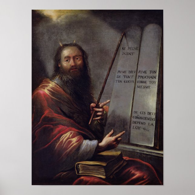 Moses und die Tabletten des Gesetzes Poster (Vorne)