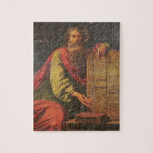 Moses und die Tabletten des Gesetzes Puzzle (Vertikal)