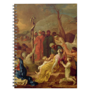 Moses und die unverschämte Schlange, c.1653-54 ( Notizblock