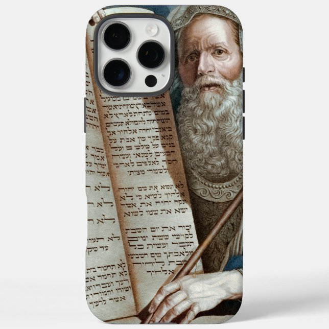 Moses und die zehn Gebote Case-Mate iPhone Hülle (Rückseite)