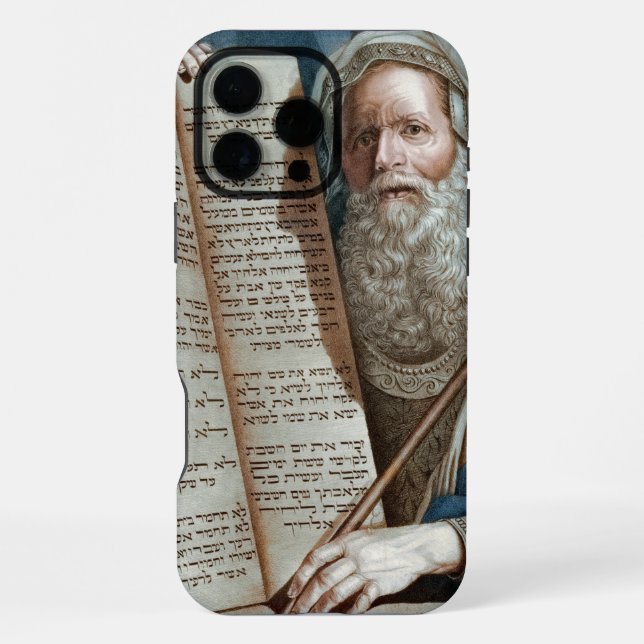 Moses und die zehn Gebote iPhone Hülle (Rückseite)