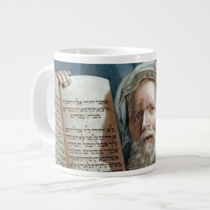 Moses und die zehn Gebote Jumbo-Tasse