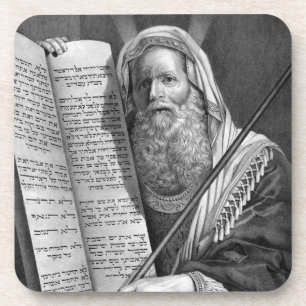 "Moses und die Zehn Gebote" Korkuntersetzer Untersetzer