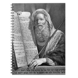 Moses und die zehn Gebote Notizblock
