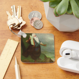 Moses und die Zehn Gebote, Vintage Religion Schlüsselanhänger