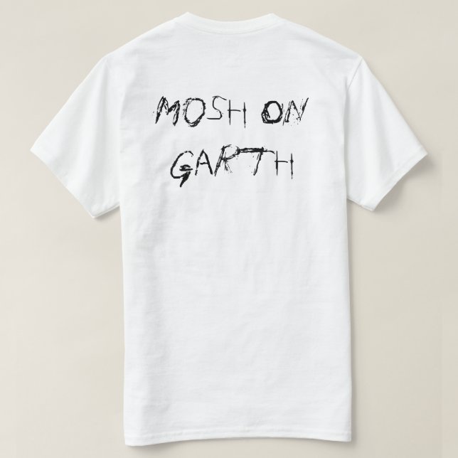 Mosh auf Wayne T-Shirt (Design Rückseite)