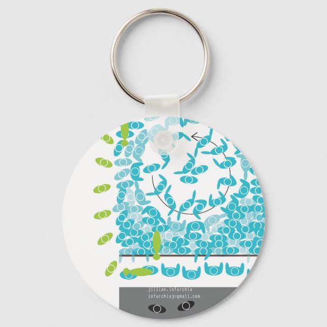 Mosh Pit Key Chain . Infurchiaj Schlüsselanhänger (Vorderseite)