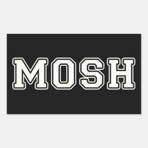 Mosh Rechteckiger Aufkleber