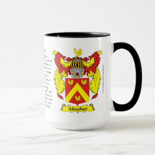 Mosher Familien-Wappen Tasse