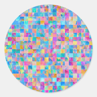 Mosikfliesen Runder Aufkleber