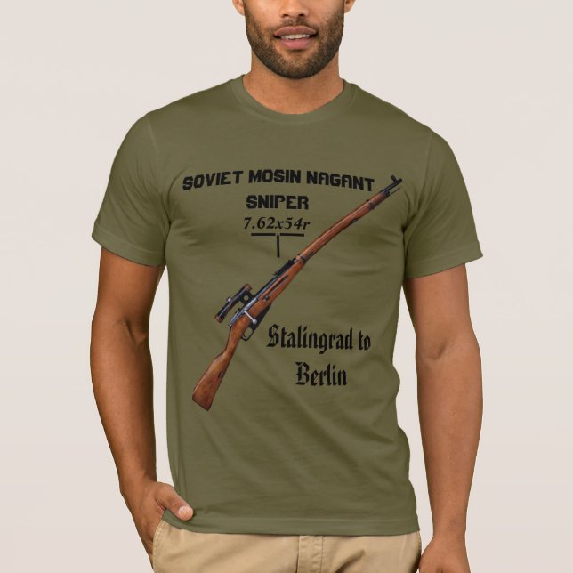 Mosin Nagant PU-Scharfschütze Shirt - (Vorderseite)