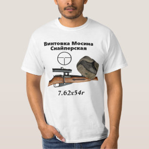 Mosin Nagant PU-Scharfschütze u. sowjetisches T-Shirt