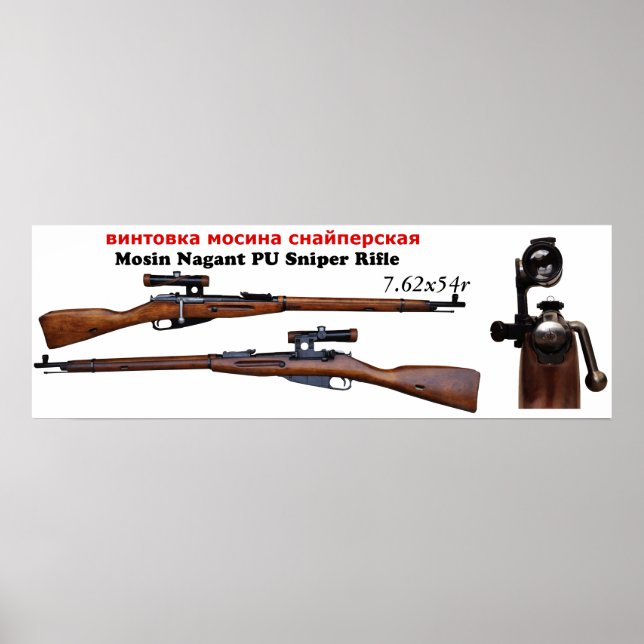 Mosin Nagant PU Sniper ww2 Poster (Vorne)