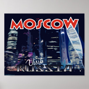 Moskau, Besuch Russland... Poster