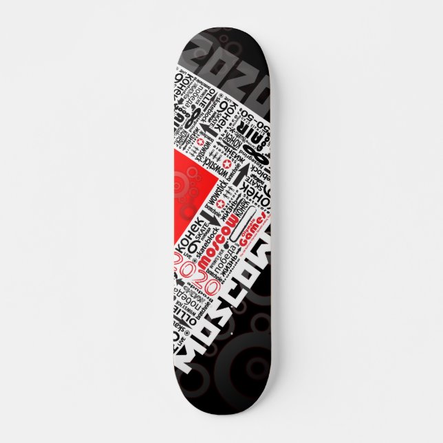 Moskau-Brett Skateboard (Vorne)