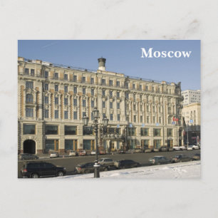 Moskau Hotel National Postkarte