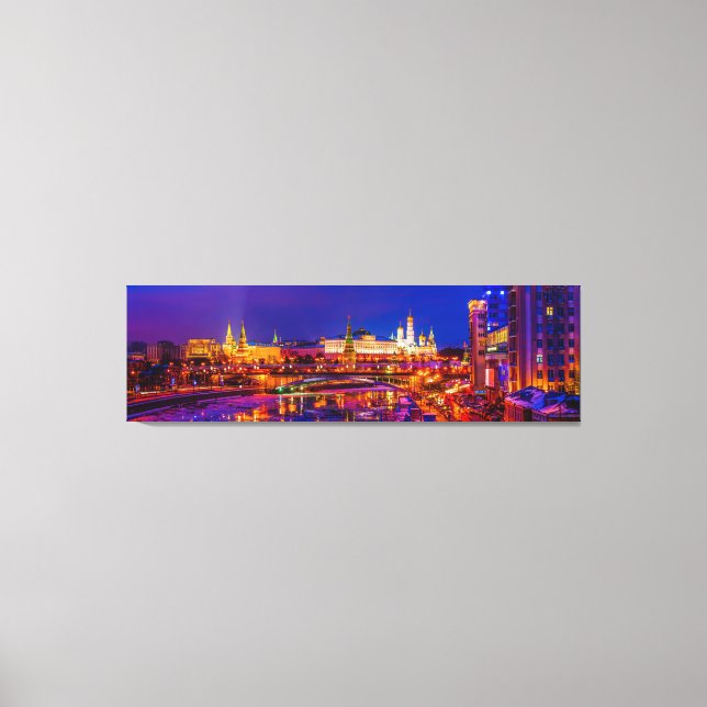 Moskau Kremlin Panorama Leinwanddruck (Vorderseite)