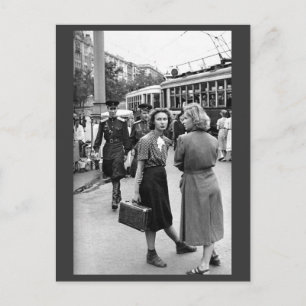 Moskau Mitte der 50er Jahre Postkarte