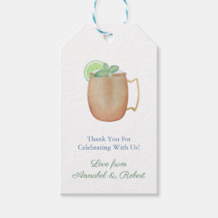 Moskau Mule Kit Couples Dusche Danke für Tag Geschenkanhänger