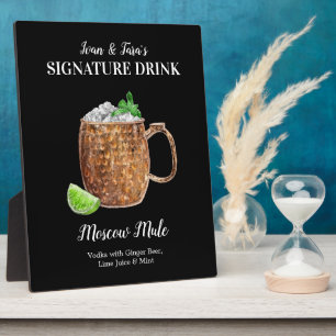 Moskau Mule ・ PERSONALISIEREN Sie diesen Signature Fotoplatte