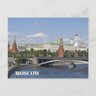Moskau Postkarte