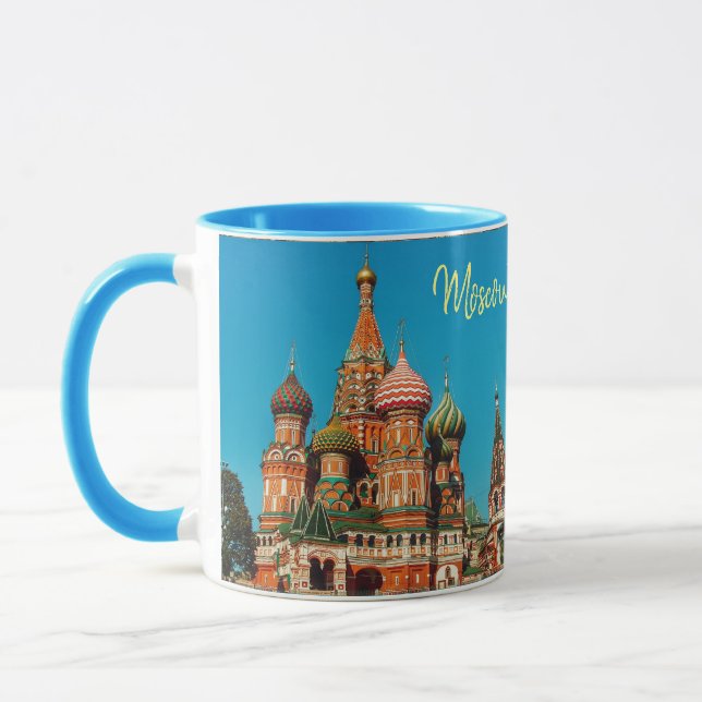 Moskau Roter Platz St Basil's Russia Tasse Cup (Links)