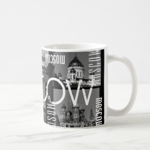 Moskau Russland Architektur Stadt Stadtbezirk Coll Kaffeetasse