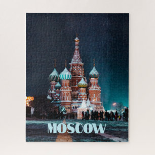 Moskau Russland Basilische Kathedrale Puzzle