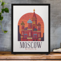 Moskau Russland Kreml Skyline