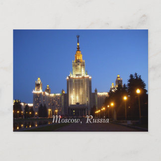 Moskau, Russland Postkarte
