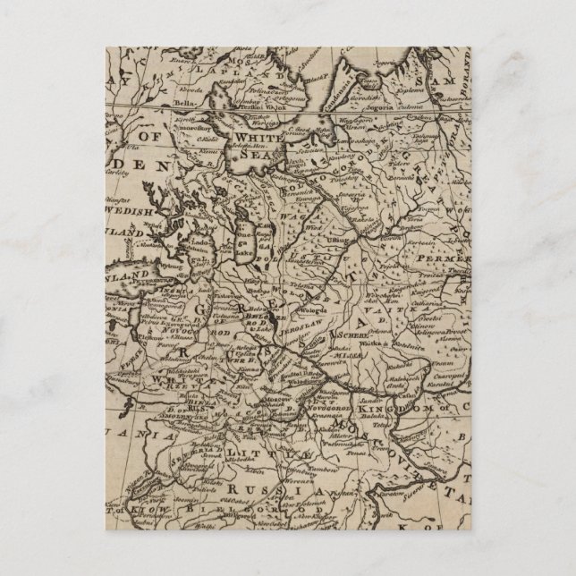 Moskau, Russland Postkarte (Vorderseite)