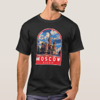 Moskau Russland Reisekunst Vintag