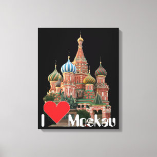 Moskau Russland Russia Leinwand