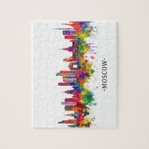 Moskau Russland Skyline Puzzle