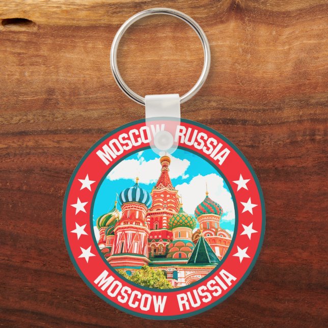 Moskau Schlüsselanhänger (Vorderseite)