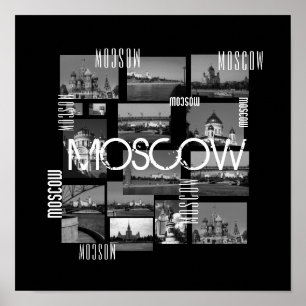 Moskau Stadt St Basil's Cathedral Architektur Stad Poster