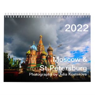 Moskau und St. Petersburg. Kalender 2022