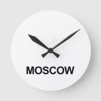 MOSKAU WELTWEITE TIMEZONSCHALTFLÄCHE SET