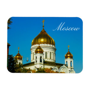 Moskauer Christus Die Architektur der Heiligen Kat Magnet