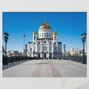 Moskauer Kathedrale Christus der Erlöser Flyer