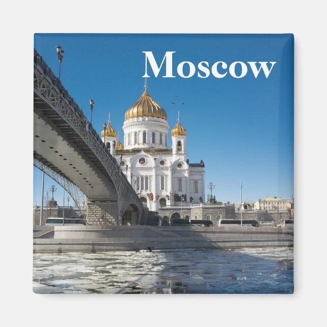Moskauer Kathedrale Christus der Erretter Magnet (Vorne)