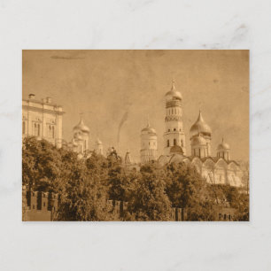 Moskauer Kreml Vintage-Postkarte Postkarte