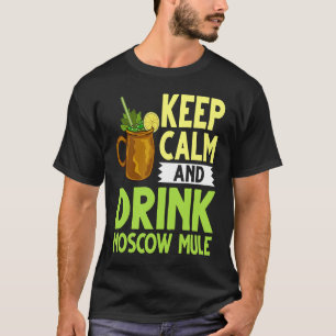 Moskauer Mule Recipe Kupfer Tasse trinken T-Shirt