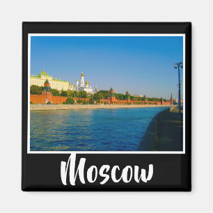 Moskauer Stadt Kreml Landschaftsarchitektur Moskwa Magnet