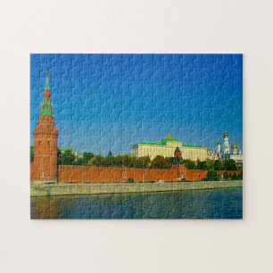 Moskauer Stadt Kreml Landschaftsarchitektur Moskwa Puzzle