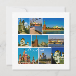 Moskauer Stadt Kreml Moskva Architektur Flachkarte